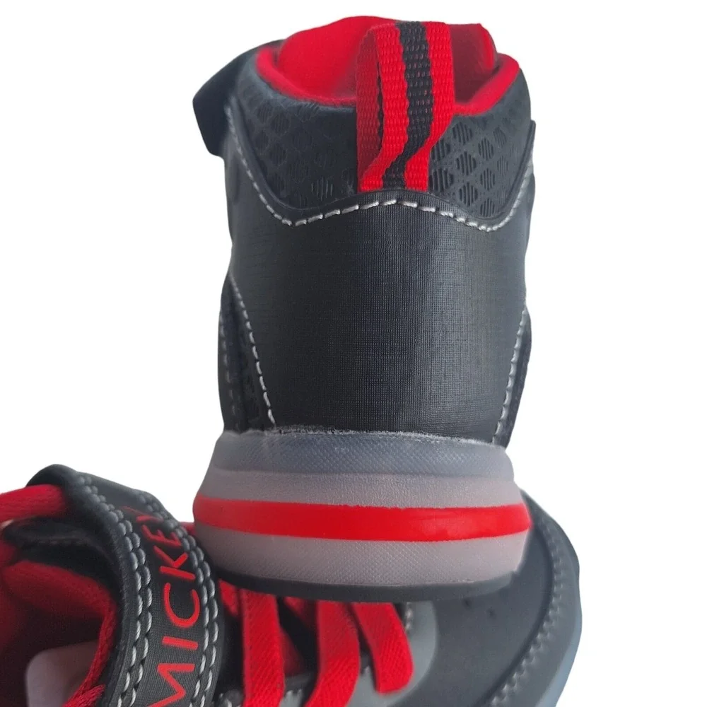 Disney Junior Mickey Mouse Athletic Fun House Boot Shoes Siz 6 (15cm) Color Grey